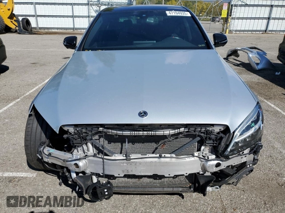 2020 Mercedes-Benz C 43 AMG z VIN W1KWF6EB1LR571590, wystawiony jako Copart lot #47194935 z przebiegiem 52 608 mil mil oraz Szkoda całkowita • Salvage title. Historia ofert i sprzedaży dostępna na DreamBid. Obrazek 5.