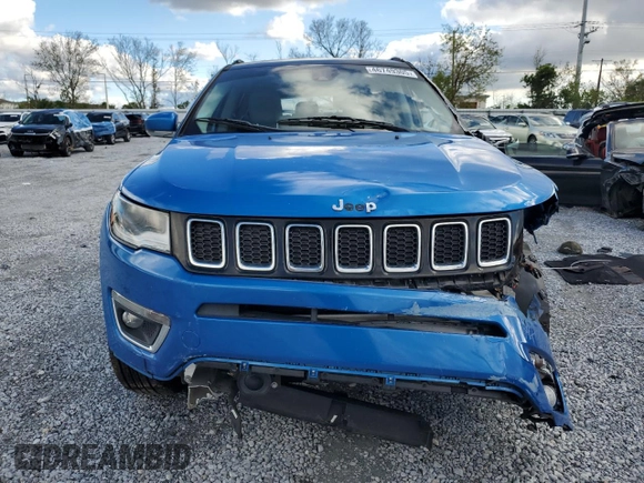2018 Jeep Compass Limited with VIN 3C4NJDCB2JT231946, listed as a Copart auction lot 46749305 with 42,173 mi miles and Salvage title. Bid and sale history available at DreamBid. Image 5.