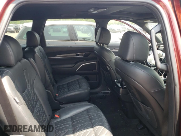 2023 Kia Telluride EX X-Line with VIN 5XYP3DGCXPG341343, listed as a Copart auction lot 60147165 with 29,990 mi miles and Salvage title. Bid and sale history available at DreamBid. Image 11.