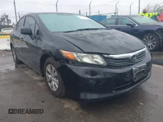 2012 Honda Civic LX z VIN 19XFB2F52CE362569, wystawiony jako IAAI lot #41785273 z przebiegiem 165 711 mil mil oraz . Historia ofert i sprzedaży dostępna na DreamBid. Obrazek 1.