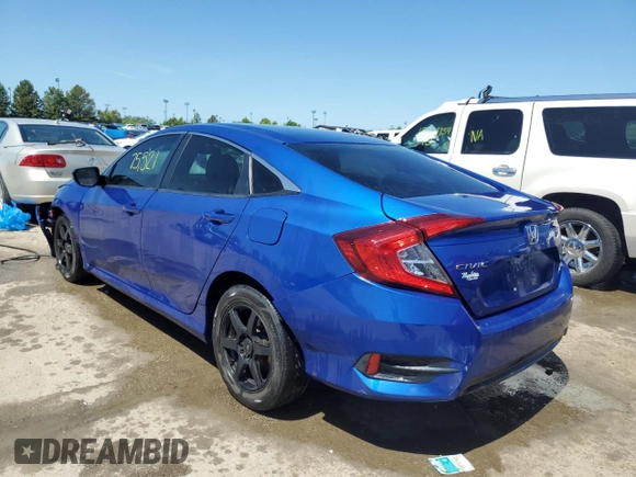 2018 Honda Civic LX with VIN 2HGFC2F59JH567855, listed as a Copart auction lot 63935294 with 75,521 mi miles and Salvage Title. Bid and sale history available at DreamBid. Image 2.