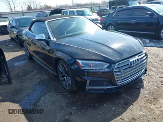 2018 Audi S5 Prestige z VIN WAU24GF53JN007356, wystawiony jako IAAI lot #41525257 z przebiegiem 57 131 mil mil oraz . Historia ofert i sprzedaży dostępna na DreamBid. Obrazek 1.
