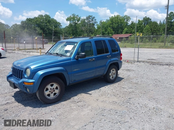 2004 Jeep Liberty Limited with VIN 1J4GL58KX4W134939, listed as a IAAI auction lot 42556799 with 243,985 mi miles and . Bid and sale history available at DreamBid. Image 2.