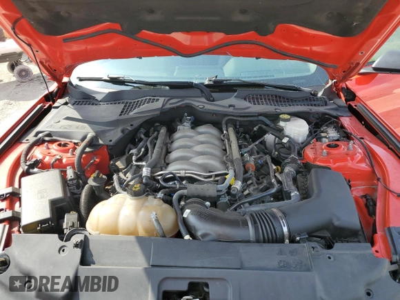 2019 Ford Mustang GT with VIN 1FA6P8CF4K5147549, listed as a Copart auction lot 55528615 with 53,412 mi miles and Salvage title. Bid and sale history available at DreamBid. Image 11.