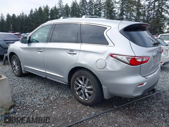 2014 Infiniti QX60 with VIN 5N1AL0MMXEC531216, listed as a IAAI auction lot 42003851 with 91,232 mi miles and . Bid and sale history available at DreamBid. Image 3.