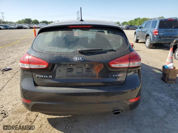 2016 Kia Forte 5-Door EX with VIN KNAFX5A84G5626443, listed as a Copart auction lot 55938624 with 124,787 mi miles and Salvage Title. Bid and sale history available at carsss.com. Image 6.