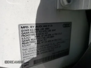 2023 Audi Q7 Prestige with VIN WA1VXBF7XPD011277, listed as a Copart auction lot 55964855 with 18,701 mi miles and Salvage title. Bid and sale history available at DreamBid. Image 15.