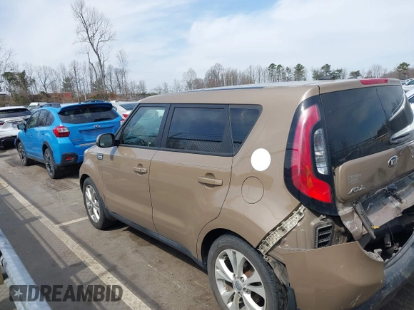 2015 Kia Soul + with VIN KNDJP3A52F7199953, listed as a IAAI auction lot 41797635 with 139,634 mi miles. Bid and sale history available at carsss.com. Image 14.