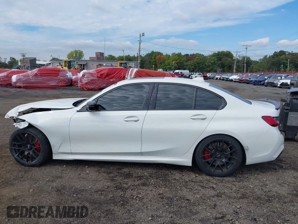 2021 BMW 3 Series M340i xDrive with VIN 3MW5U9J01M8B89618, listed as a IAAI auction lot 40473458 with 58,438 mi miles. Bid and sale history available at carsss.com. Image 14.