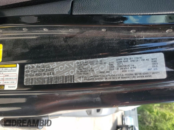 2023 Jeep Gladiator Mojave z VIN 1C6JJTEG9PL510727, wystawiony jako Copart lot #52186175 z przebiegiem 16 793 mil mil oraz Szkoda całkowita • Salvage title. Historia ofert i sprzedaży dostępna na DreamBid. Obrazek 12.