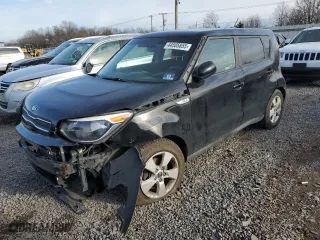 2019 Kia Soul with VIN KNDJN2A25K7917883, listed as a Copart auction lot 44585855 with 97,765 mi miles and Salvage Title. Bid and sale history available at carsss.com. Image 1.