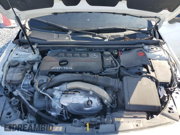 2022 Mercedes-Benz CLA 35 AMG with VIN W1K5J5BB4NN305791, listed as a Copart auction lot 88765115 with 38,844 mi miles and Salvage Title. Bid and sale history available at DreamBid. Image 11.