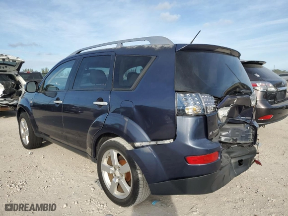 2008 Mitsubishi Outlander XLS with VIN JA4MS41X58Z008949, listed as a Copart auction lot 86663524 with 138,669 mi miles and Salvage Title. Bid and sale history available at carsss.com. Image 2.
