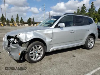2008 BMW X3 3.0si with VIN WBXPC93448WJ05824, listed as a Copart auction lot 51769025 with 111,121 mi miles and Salvage Title. Bid and sale history available at carsss.com. Image 1.