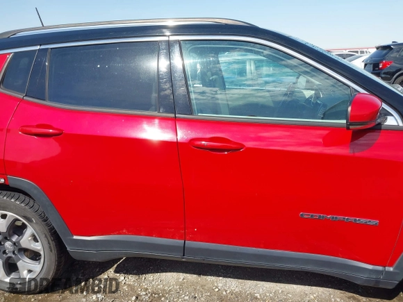 2018 Jeep Compass Limited with VIN 3C4NJCCB9JT466032, listed as a IAAI auction lot 41910549 with 81,249 mi miles and . Bid and sale history available at DreamBid. Image 14.