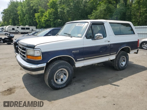 1994 Ford Bronco XL with VIN 1FMEU15NXRLB43257, listed as a Copart auction lot 59885045 with 114,814 mi miles and Clean title. Bid and sale history available at DreamBid. Image 1.