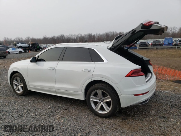 2019 Audi Q8 Premium z VIN WA1AVAF16KD013465, wystawiony jako Copart lot #88467105 z przebiegiem 54 678 mil mil oraz Szkoda całkowita • Salvage title. Historia ofert i sprzedaży dostępna na DreamBid. Obrazek 2.