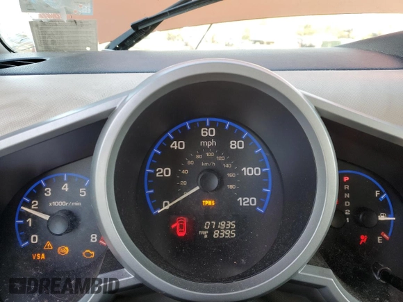 2007 Honda Element EX with VIN 5J6YH28777L006504, listed as a Copart auction lot 52508655 with 71,935 mi miles and Salvage Title. Bid and sale history available at DreamBid. Image 9.