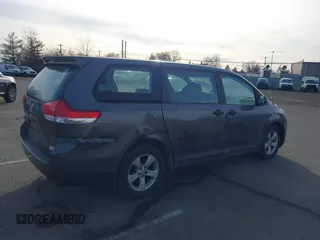 2012 Toyota Sienna with VIN 5TDZK3DCXCS258843, listed as a IAAI auction lot 41700446 with 207,384 mi miles. Bid and sale history available at carsss.com. Image 6.