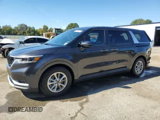 2023 Kia Carnival LX with VIN KNDNB4H37P6249098, listed as a Copart auction lot 76751724 with 26,992 mi miles and Salvage Title. Bid and sale history available at carsss.com. Image 1.