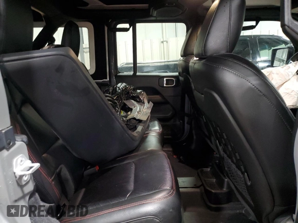 2019 Jeep Wrangler Unlimited Rubicon с VIN 1C4HJXFN9KW608711, выставлен на аукционе Copart как лот 48148115 с пробегом 75 988 миль миль и Списание • Salvage title. История ставок и продаж доступна на DreamBid. Изображение 11.