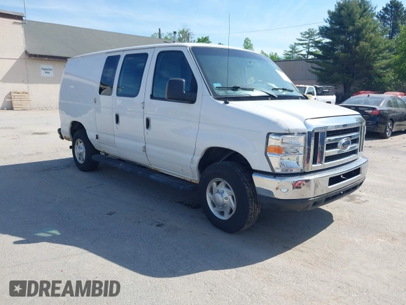 2014 Ford Econoline Cargo Commercial with VIN 1FTNE2EW2EDA18970, listed as a IAAI auction lot 42375174 with 174,022 mi miles and . Bid and sale history available at DreamBid. Image 1.