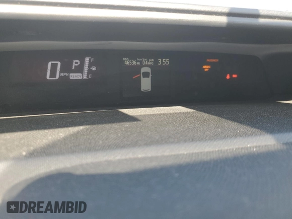 2017 Toyota Prius One with VIN JTDKDTB31H1591645, listed as a Copart auction lot 55255505 with 46,536 mi miles and Salvage Title. Bid and sale history available at DreamBid. Image 9.