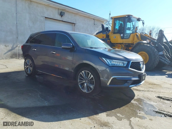 2017 Acura MDX w/Technology Pkg with VIN 5FRYD4H56HB033627, listed as a IAAI auction lot 41771033 with 133,695 mi miles. Bid and sale history available at carsss.com. Image 1.