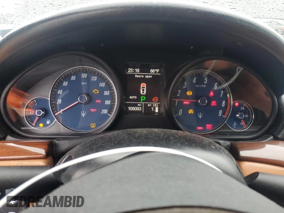 2010 Maserati GranTurismo S with VIN ZAM45KLA8A0053447, listed as a Copart auction lot 56853065 with 108,093 mi miles and Clean title. Bid and sale history available at DreamBid. Image 9.