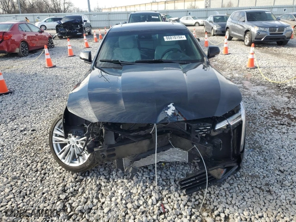 2021 Cadillac CT4 Premium Luxury with VIN 1G6DB5RK8M0135927, listed as a Copart auction lot 86010194 with 10,222 mi miles and Salvage Title. Bid and sale history available at carsss.com. Image 5.