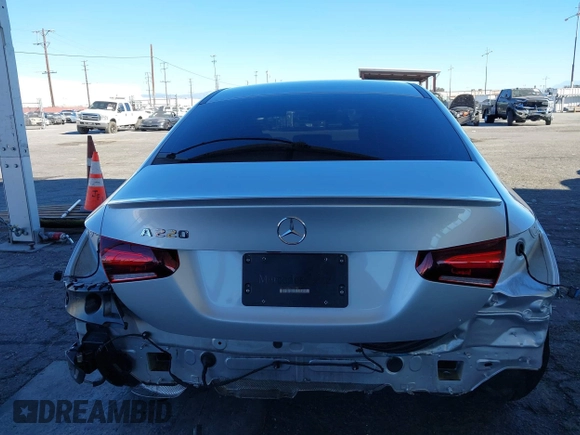 2020 Mercedes-Benz A 220 with VIN W1K3G4EB5LJ202704, listed as a IAAI auction lot 41242166 with 46,345 mi miles and . Bid and sale history available at DreamBid. Image 17.