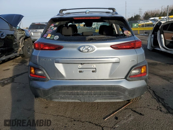 2020 Hyundai Kona SEL with VIN KM8K2CAA5LU534115, listed as a Copart auction lot 46284365 with 46,018 mi miles and Salvage Title. Bid and sale history available at carsss.com. Image 6.