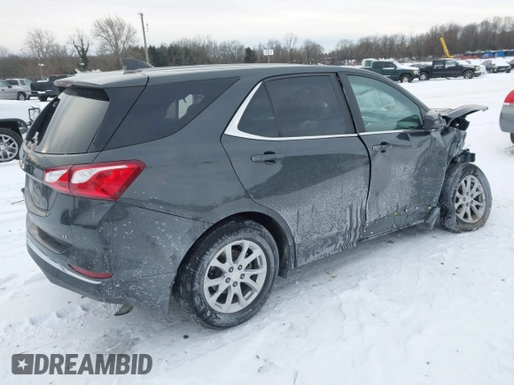2021 Chevrolet Equinox LT with VIN 3GNAXKEV4ML305484, listed as a IAAI auction lot 41377188 with 25,636 mi miles. Bid and sale history available at carsss.com. Image 4.