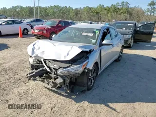 2021 Nissan Sentra SV with VIN 3N1AB8CV9MY285963, listed as a Copart auction lot 48738475 with 65,113 mi miles and Salvage Title. Bid and sale history available at DreamBid. Image 10.