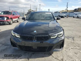 2022 BMW 3 Series M340i with VIN 3MW5U7J00N8C29838, listed as a Copart auction lot 44741545 with 37,733 mi miles and Salvage Title. Bid and sale history available at carsss.com. Image 5.