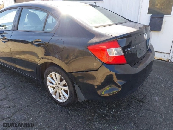 2012 Honda Civic Sdn EX with VIN 19XFB2F88CE109279, listed as a IAAI auction lot 41757818 with 224,427 mi miles. Bid and sale history available at carsss.com. Image 17.