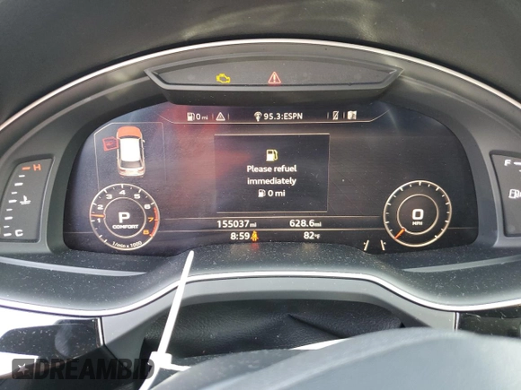 2017 Audi Q7 Premium Plus with VIN WA1LAAF76HD033118, listed as a Copart auction lot 66484325 with 155,037 mi miles and Clean title. Bid and sale history available at DreamBid. Image 9.