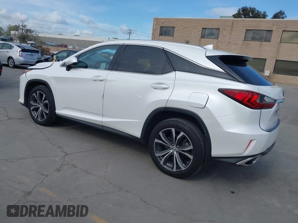 2017 Lexus RX with VIN JTJBZMCA0H2028193, listed as a IAAI auction lot 41903390 with 37,406 mi miles. Bid and sale history available at carsss.com. Image 3.