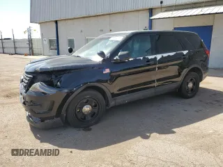 2018 Ford Police Interceptor Utility z VIN 1FM5K8AR5JGC56053, wystawiony jako Copart lot #52163585 z przebiegiem 95 421 mil mil oraz Nie do naprawy. Historia ofert i sprzedaży dostępna na DreamBid. Obrazek 1.