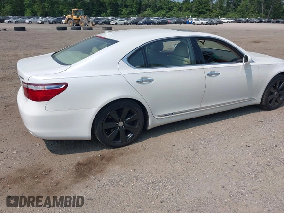 2008 Lexus LS 600h L with VIN JTHDU46F385005344, listed as a IAAI auction lot 42415220 with 109,971 mi miles and . Bid and sale history available at DreamBid. Image 4.