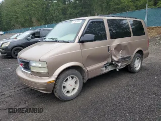 2003 GMC Safari with VIN 1GKEL19X43B503725, listed as a Copart auction lot 47262655 with 208,200 mi miles and Salvage Title. Bid and sale history available at carsss.com. Image 1.