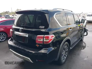 2018 Nissan Armada SL with VIN JN8AY2ND8JX000460, listed as a IAAI auction lot 41878921 with 143,454 mi miles and . Bid and sale history available at DreamBid. Image 4.