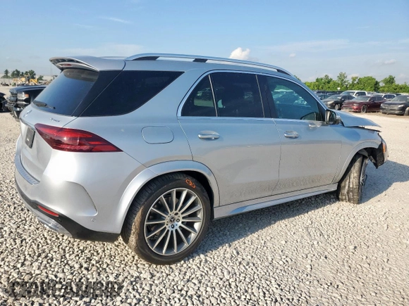 2024 Mercedes-Benz GLE 450 z VIN 4JGFB5KB4RB020121, wystawiony jako Copart lot #59394275 z przebiegiem 24 889 mil mil oraz Szkoda całkowita • Salvage title. Historia ofert i sprzedaży dostępna na DreamBid. Obrazek 3.