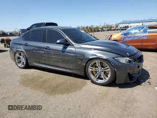 2015 BMW M3 with VIN WBS3C9C54FP804665, listed as a Copart auction lot 50595684 with 92,272 mi miles. Bid and sale history available at carsss.com. Image 4.