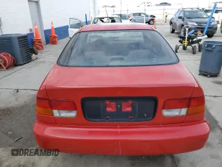 1997 Honda Civic DX with VIN 1HGEJ6124VL029577, listed as a Copart auction lot 87476864 with 210,802 mi miles and Clean Title. Bid and sale history available at carsss.com. Image 6.