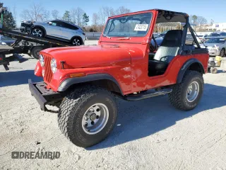 1978 Jeep CJ z VIN J8F83AA001505, wystawiony jako Copart lot #47423715 z przebiegiem 52 342 mil mil oraz Szkody całkowita. Historia ofert i sprzedaży dostępna na DreamBid. Obrazek 1.