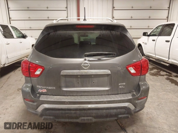 2017 Nissan Pathfinder SV with VIN 5N1DR2MM7HC676161, listed as a IAAI auction lot 41482112 with 105,639 mi miles. Bid and sale history available at carsss.com. Image 16.