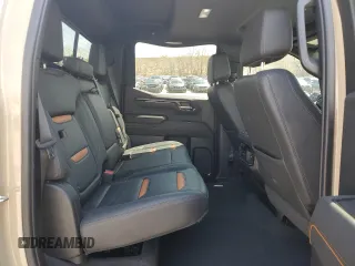 2023 GMC Sierra 1500 AT4 with VIN 1GTUUEE89PZ141446, listed as a Copart auction lot 52630095 with 35,182 mi miles and Salvage title. Bid and sale history available at DreamBid. Image 10.