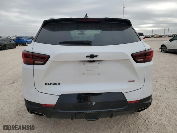 2024 Chevrolet Blazer RS with VIN 3GNKBERS0RS210096, listed as a Copart auction lot 78945654 with 5,127 mi miles and Salvage Title. Bid and sale history available at carsss.com. Image 6.