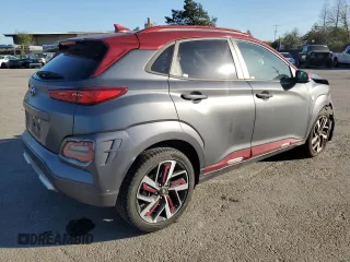 2019 Hyundai Kona Ultimate with VIN KM8K5CA52KU319722, listed as a Copart auction lot 46682135 with 37,737 mi miles and Salvage Title. Bid and sale history available at carsss.com. Image 3.